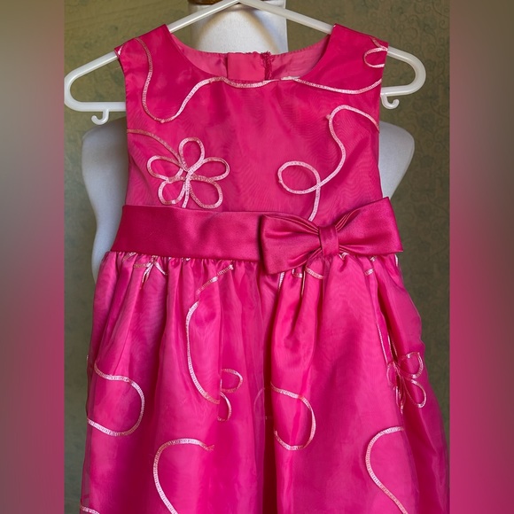 RARE TOO! Pink toddler dress size 2T - Picture 2 of 8